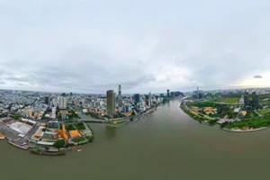 Một góc Thành phố Hồ Chí Minh ngày nay. (Ảnh: THẾ ANH)