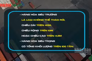 [Video] Ban hành quy định mới về vận tải hàng hóa siêu trường, siêu trọng đường thủy