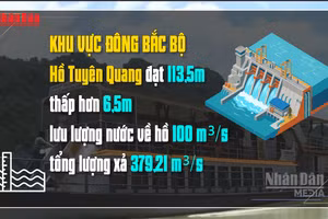 [Video] Mực nước nhiều hồ thủy điện trên cả nước tiếp tục ở mức thấp