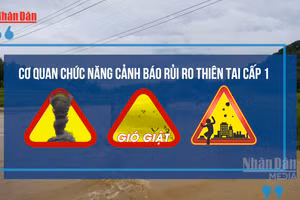 [Video] Cảnh báo mưa dông mạnh, đề phòng lũ quét và sạt lở đất tại khu vực Trung Bộ, Tây Nguyên 