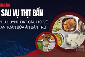 [Video] Sau vụ thịt bẩn, phụ huynh đặt câu hỏi về an toàn bữa ăn bán trú