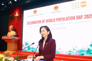 Bà Pauline Tamesis, Điều phối viên Thường trú của Liên hợp quốc tại Việt Nam. (Ảnh: THÀNH LONG)