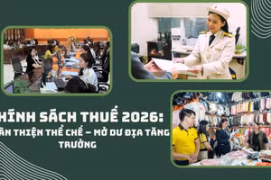 Chính sách thuế 2026: Hoàn thiện thể chế – mở dư địa tăng trưởng.