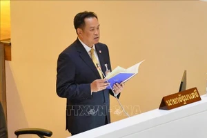 Thủ tướng lâm thời Thái Lan Anutin Charnvirakul. Ảnh tư liệu: THX/TTXVN