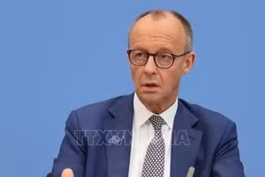Thủ tướng Đức Friedrich Merz. (Ảnh: THX/TTXVN)