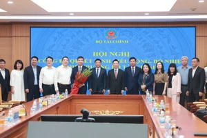 Đồng chí Tạ Anh Tuấn được bổ nhiệm giữ chức Thứ trưởng Bộ Tài chính. (Ảnh: THUỲ LINH) 