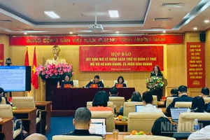 Hình ảnh tại buổi họp báo. (Ảnh: MINH PHƯƠNG)