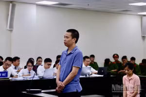 Bị cáo Phạm Vũ Khiêm, Giám đốc Công ty Herbitech tại phiên tòa.