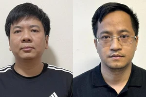 Bị can Nguyễn Ngọc Thủy và Đặng Văn Hiển. (Nguồn: Bộ Công an)