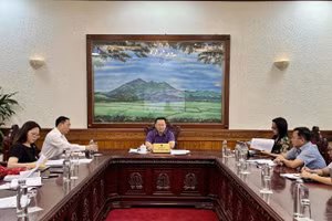 Quang cảnh phiên làm việc.