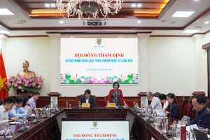 Bộ Tư pháp luôn chủ trì các Hội đồng thẩm định các dự thảo chính sách để bảo đảm yếu tố chất lượng khi ban hành.