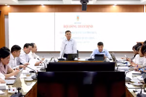 Quang cảnh buổi thẩm định.