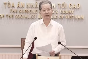 Chánh án Tòa án nhân dân tối cao Nguyễn Văn Quảng.