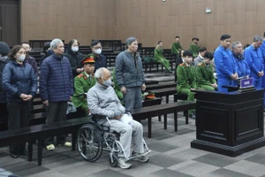 Các bị cáo tại tòa