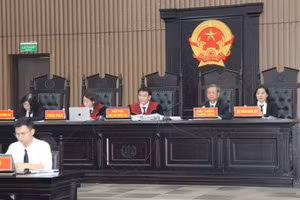 Hội đồng xét xử tiến hành xét hỏi các bị cáo.