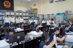 Phóng số hóa hồ sơ của Tòa án nhân dân Khu vực 1, Thành phố Hồ Chí Minh. (Ảnh: TL)