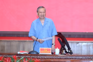 Tổng Bí thư, Chủ tịch nước Tô Lâm phát biểu tại Hội nghị. (Ảnh: ĐĂNG KHOA)