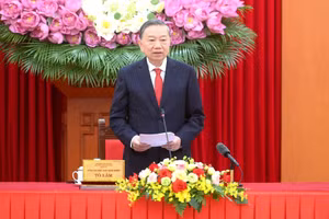 Tổng Bí thư, Chủ tịch nước Tô Lâm phát biểu tại cuộc làm việc với Hội đồng Lý luận Trung ương. (Ảnh: ĐĂNG KHOA)