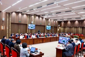 Quang cảnh hội nghị chiều 3/3. (Ảnh: Thành Thái)