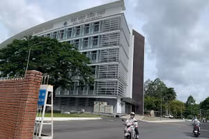 Một góc Đại học Cần Thơ.