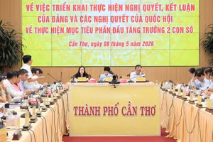 Quang cảnh buổi làm việc.