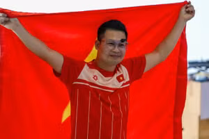 Vận động viên Hà Minh Thành.