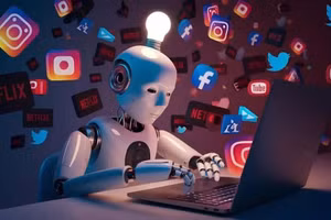 Nội dung AI đang lan tràn ngày một nhiều, trên các nền tảng mạng xã hội.