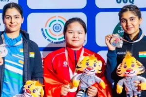 Nguyễn Thùy Trang giành Huy chương vàng duy nhất ở nội dung 25m súng ngắn thể thao cá nhân nữ.