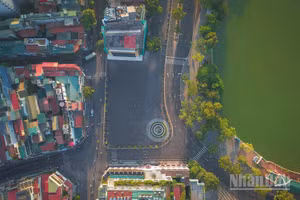 Quảng trường Đông Kinh Nghĩa Thục hoàn thiện chỉnh trang phân kỳ 1.