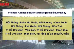 [Video] Tạm dừng, điều chỉnh một số đường bay nội địa từ ngày 1/4