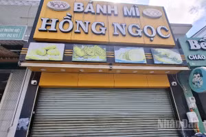 Tiệm bánh mì Hồng Ngọc 37 tạm thời đóng cửa.