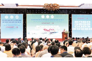 Quang cảnh Hội nghị Khoa học và Công nghệ hạt nhân toàn quốc lần thứ 16.