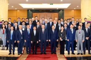 Tổng Bí thư Tô Lâm tiếp lãnh đạo hơn 40 tập đoàn, doanh nghiệp quốc tế lớn là thành viên của Hội đồng Kinh doanh Châu Á. (Ảnh: ĐĂNG KHOA)