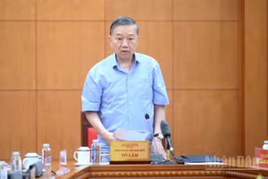 Tổng Bí thư, Chủ tịch nước Tô Lâm phát biểu tại cuộc làm việc. (Ảnh: NGUYỄN ĐĂNG KHOA)