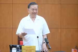 Tổng Bí thư, Chủ tịch nước Tô Lâm phát biểu chỉ đạo tại cuộc làm việc. (Ảnh: ĐĂNG KHOA)
