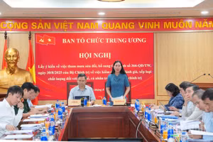Quang cảnh hội nghị. (Ảnh: HẢI ĐĂNG)