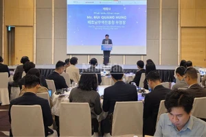 Hội thảo Công bố Bản đồ chuỗi giá trị ngành điện-điện tử Việt Nam. (Ảnh: KIM DUNG)