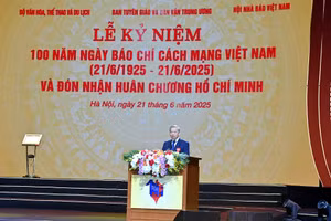 Tổng Bí thư Tô Lâm tới dự và phát biểu. (Ảnh: ĐĂNG KHOA) 