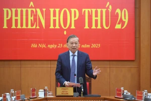 Tổng Bí thư Tô Lâm chủ trì Phiên họp thứ 29 của Ban Chỉ đạo Trung ương về phòng, chống tham nhũng, lãng phí, tiêu cực. (Ảnh: ĐĂNG KHOA)