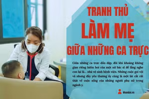 Tranh thủ làm mẹ giữa những ca trực