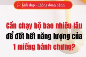 [Video] Cần chạy bộ bao lâu để dốt hết năng lượng từ một miếng bánh chưng?