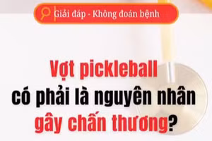 [Video] Vợt pickleball có phải là nguyên nhân gây chấn thương?