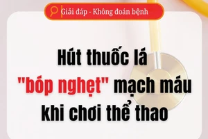 Hút thuốc lá làm "bóp nghẹt" mạch máu khi chơi thể thao