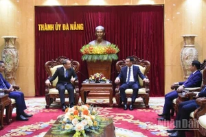 Toàn cảnh buổi tiếp. (Ảnh: ANH ĐÀO)