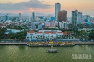 Một góc trung tâm thành phố Đà Nẵng.