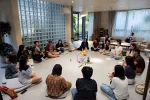 Trại huấn luyện của tác giả Linh Phan dành cho cá nhân muốn phát triển “công ty một người”. Nguồn: Vietnam Solo Expert