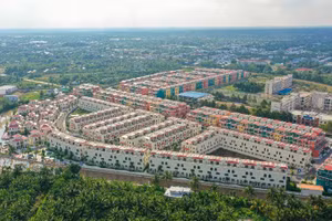 Dự án Khu dân cư Phước Thọ (Vĩnh Long) do T&T Group đầu tư nhìn từ trên cao