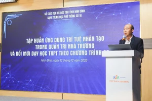 Trường cao đẳng FPT Polytechnic triển khai tập huấn ứng dụng AI trong quản trị và giảng dạy cho hơn 200 giáo viên Trung học phổ thông tại tỉnh Hà Nam.