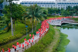 800 cán bộ nhân viên đã cùng nhau chinh phục quãng đường 3.000km hướng tới Ngày truyền thống Tập đoàn.
