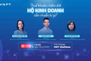 VNPT VinaPhone tổ chức Webinar trực tuyến với chủ đề “Thuế khoán chấm dứt – Hộ kinh doanh cần chuẩn bị gì?”